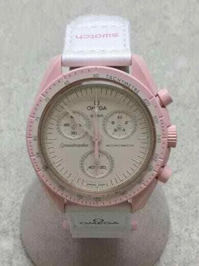OMEGA × Orologio al quarzo Swatch/Analogico/PNK Numero di tracciamento