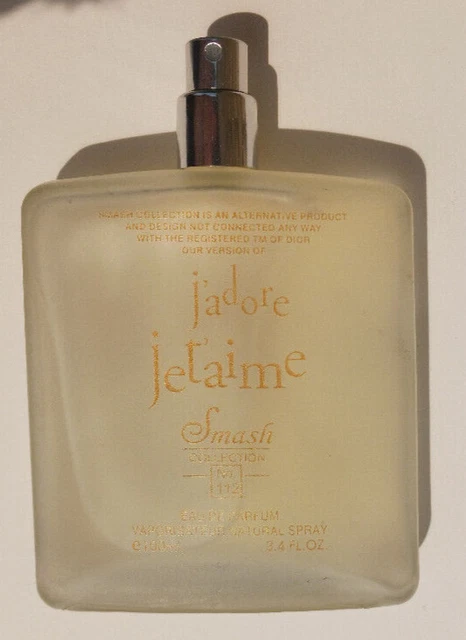 "Smash Collection" Version J'adore Jet'aime Eau De Parfum 3.4oz 100ml - NO BOX
