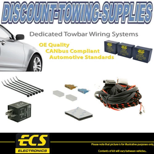 ECS SP133ZZ TOWBAR Dedicated wiring Kit 3 Cable SelfSwitching