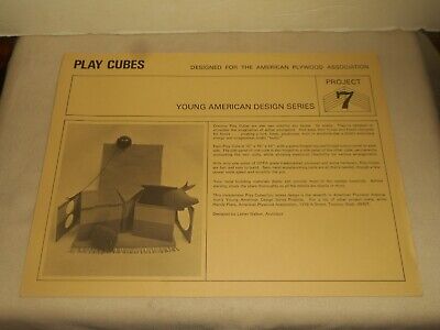 Lista de planos y materiales de construcción MCM PLAY CUBES Young American Design Series #7