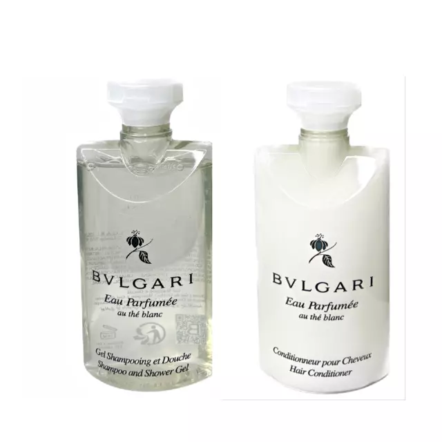 BVLGARI EAU PARFUME Au The Blanc Shampoo/Shower Gel And Conditioner 2.5 oz  New $25.95 - PicClick