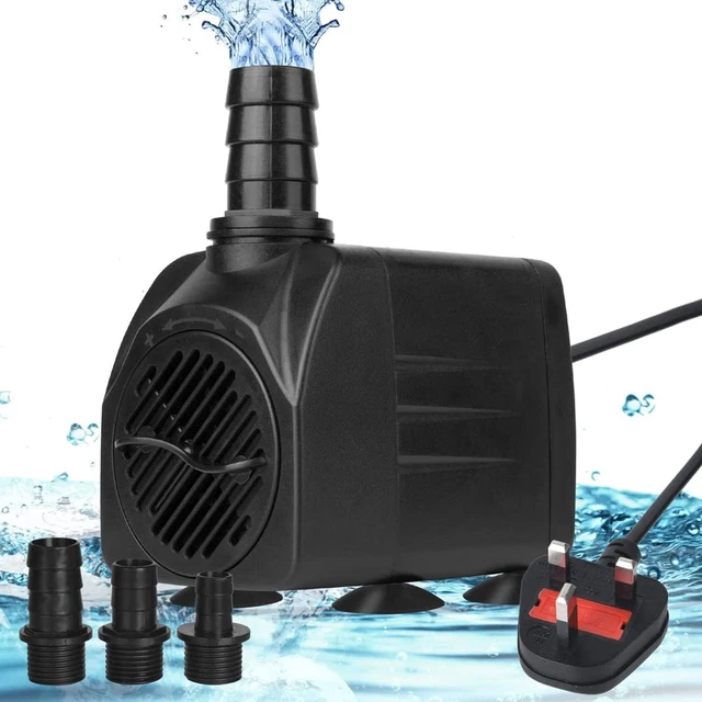 Aquarium Water Pumps 25W 1800 L/H Ultra-Quiet Submersible Fountains Pond Water 3