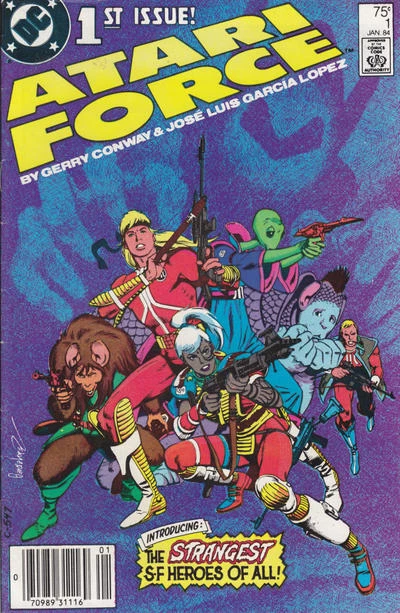 Atari Force #1 (Newsstand) FN; DC | we combine shipping