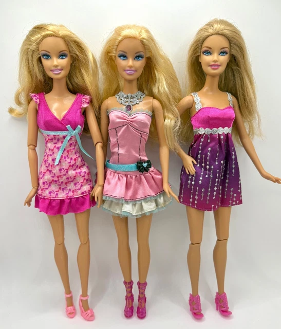 Barbie Fashionistas Girly 100 + Poses #R9880 - Mattel 2009 - Poupée nu – Bee the One