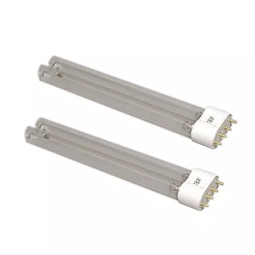 2x 18W UV Sterilizer Light Bulb 2G11 Fit for Jebao Tetra Filter UV Clarifier