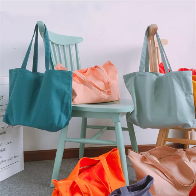 Foldable Shopping Bag Lunch Bags Canvas Tote Women Small Handbag Grocery  Food