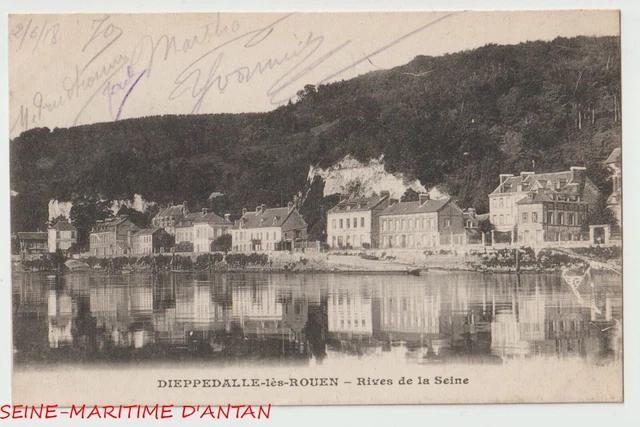 CPA 76 - Rives de la Seine (Dieppedalle) Postcard