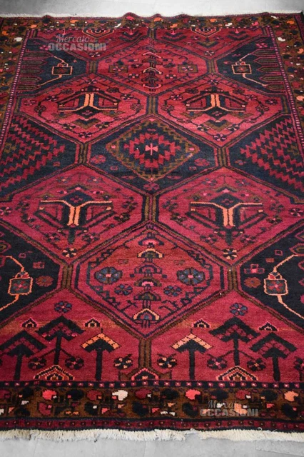Tappeto Persiano Rosso 168x206 Cm (con Garanzia)