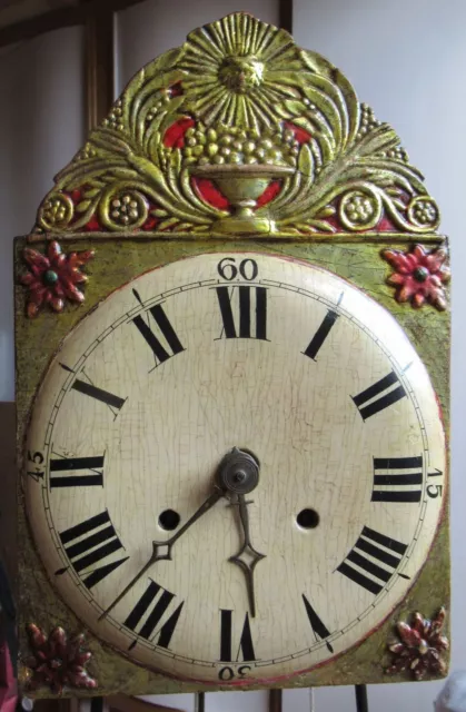 Antike Schwarzwald Uhr, Schilduhr Original , siehe Bilder und Film !