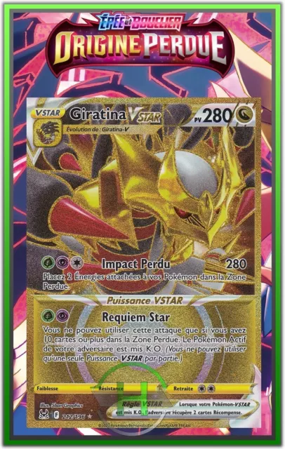 Giratina Vstar - EB11:Origine Perdue - 212/196 - Carte Pokémon Française Neuve