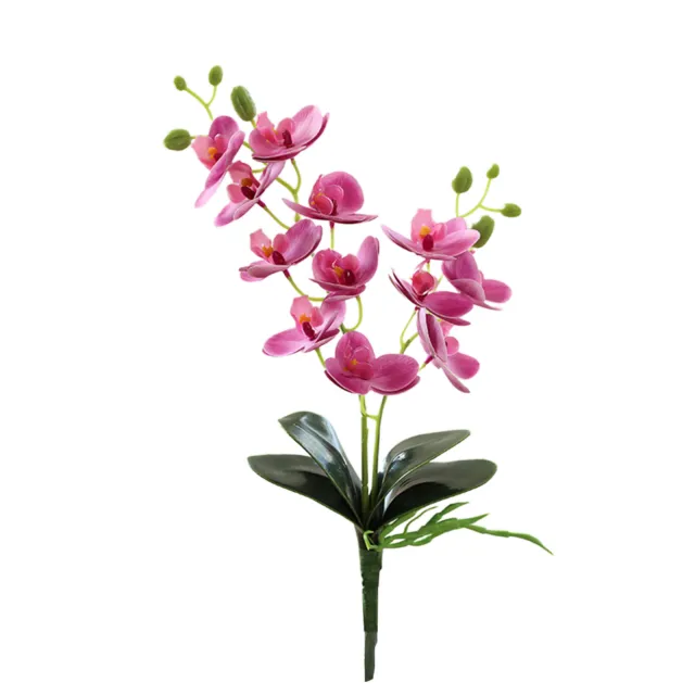 Fiore finto bell'aspetto non appassisce gambo lungo decorazione fiore orchidea riutilizzabile