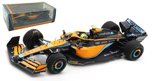 Miniature Spark 1/43 McLaren MCL36 N°4 - F1 Team Abu Dhabi 2022 - Réplique Résine
