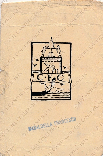 1947 Circolo Femminile di Cultura C.F.C. Venezia tessera