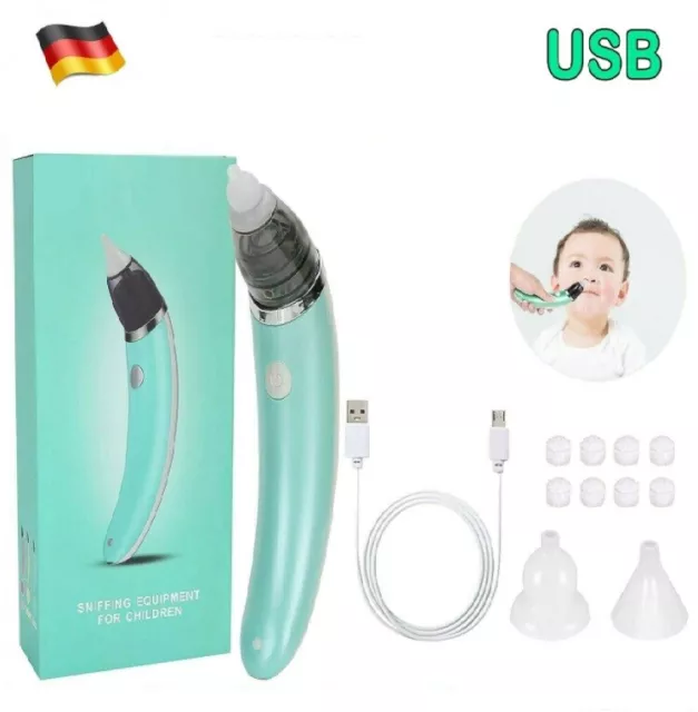 Elektrischer Baby Nasensauger Nase Snot Reiniger Sauger,Schleim Kinder Aspirator