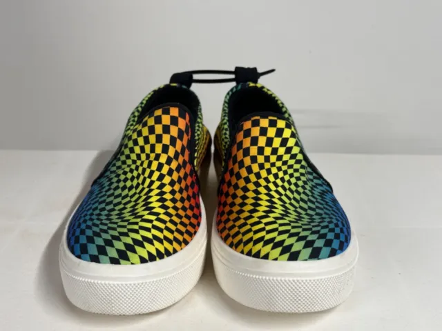 Skechers Sneakers Poppy Psychedelic Steps Rainbow Slip-On Comfort Shoe 7.5