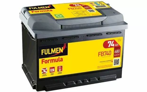 FULMEN Batterie de démarrage 74ah / 680A pour VOLKSWAGEN TOURAN PASSAT LT FB740