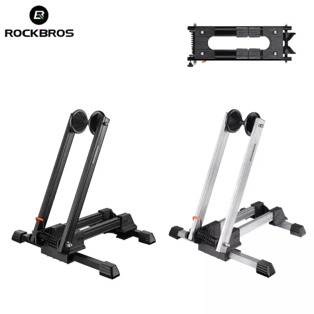 ROCKBROS Foldable Bike Stand Bicycle Floor Parking Holder Storage Rack Indoor