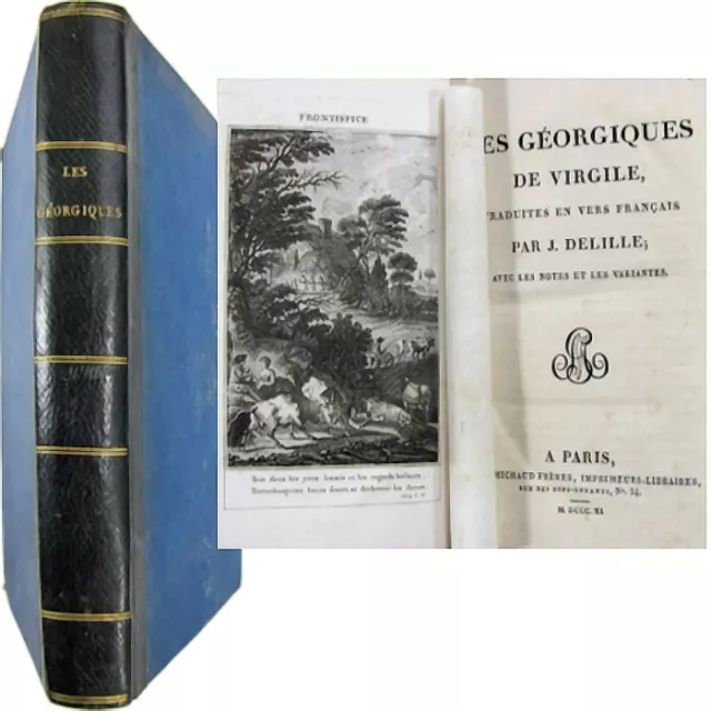 Les Géorgiques de Virgile traduites en vers français par J. Delille 1811 Michaud
