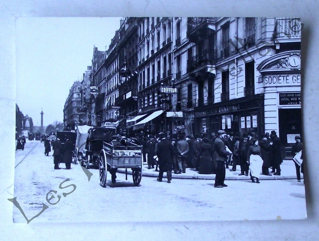 Carte postale Paris rue de Lyon 1900 repro Yvon   postcard