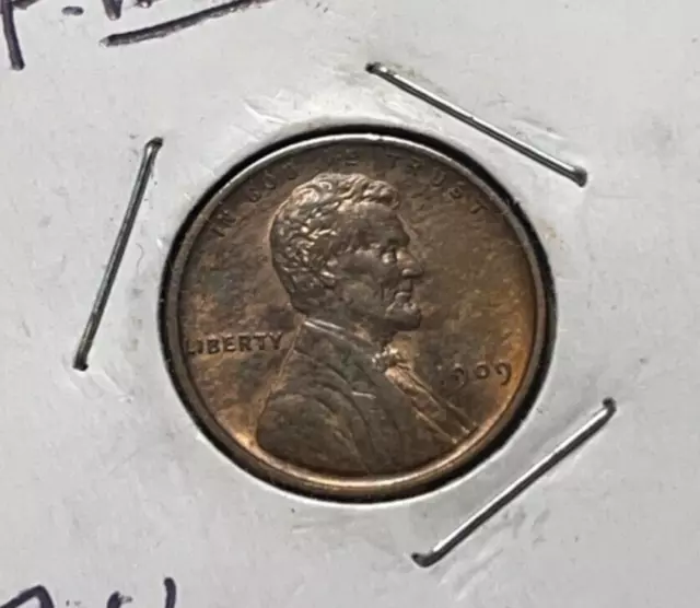 1909-P VDB Lincoln Wheat Cent Penny (BU - Red/Brown) - Old U.S. Coins