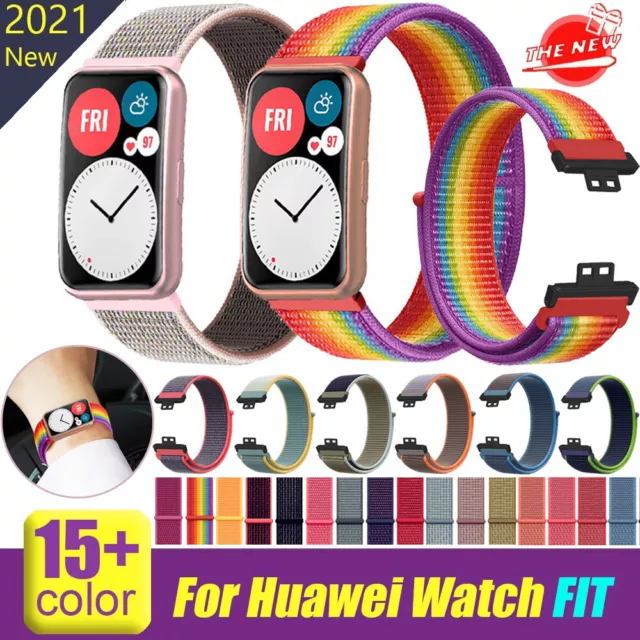 Für Huawei Watch Fit Smart Watch Ersatzband Armband Sport Fitness Atmungsaktiv 2