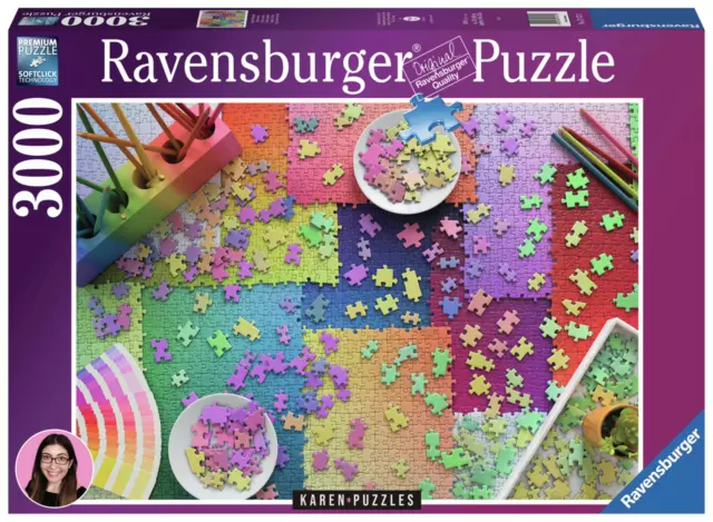 Ravensburger Puzzle*3000 Teile*Karen - Puzzles On Puzzles*Rarität*Neu+Ovp