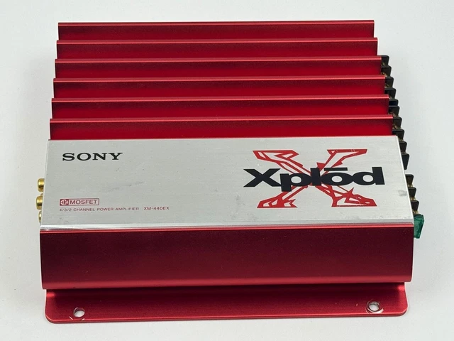 SONY XPLOD XM-440EX 400W Channel Car Audio Amplifier MOSFET Amp