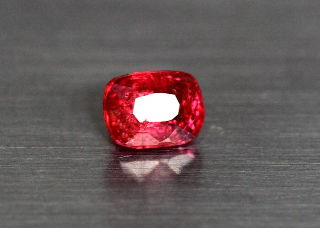0.41 Cts_Outstanding_Ring Size Cushion_100 % Natural Burmesh Unheated Red Spinel