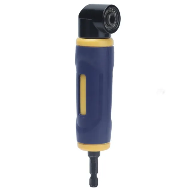 90 Degree Right Angle Drill Adaptor 1/4 Inch Yellow Blue Drills Attachment Ex...