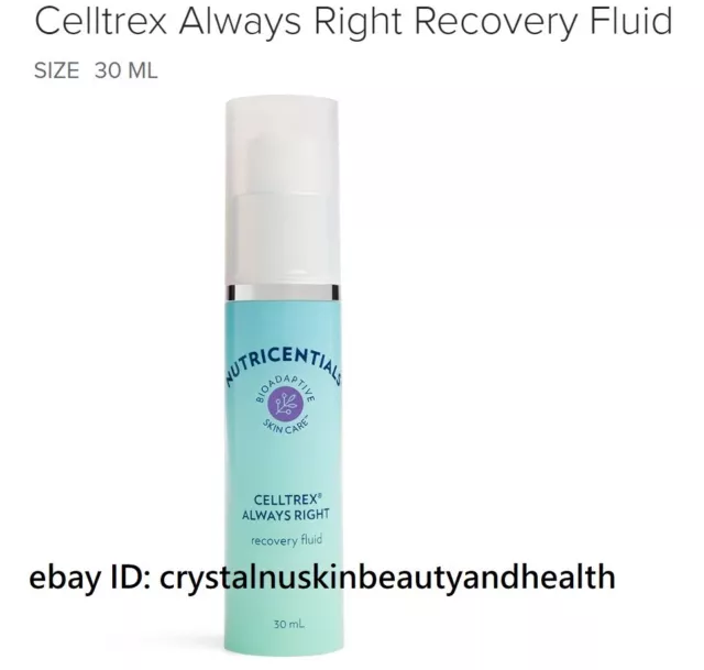 Nuskin Celltrex Always Right Recovery Fluid Size 30 ml !!!NEW!!!