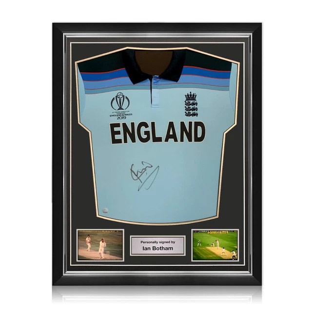 Lord Ian Botham Signed ODI England Cricket Shirt. Superior Frame