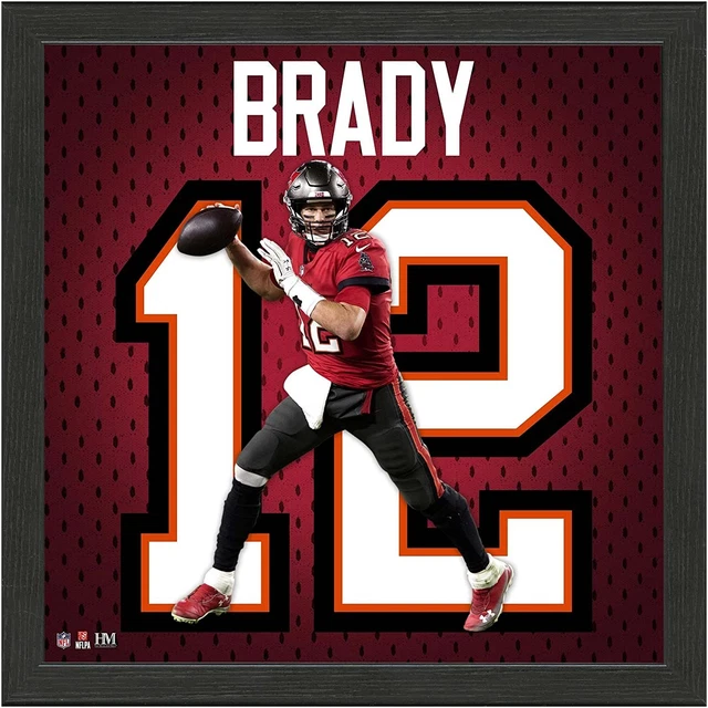 Patch Brodé Tampa Bay Buccaneers Tom Brady 4 étoiles Capitaine Or, NFL