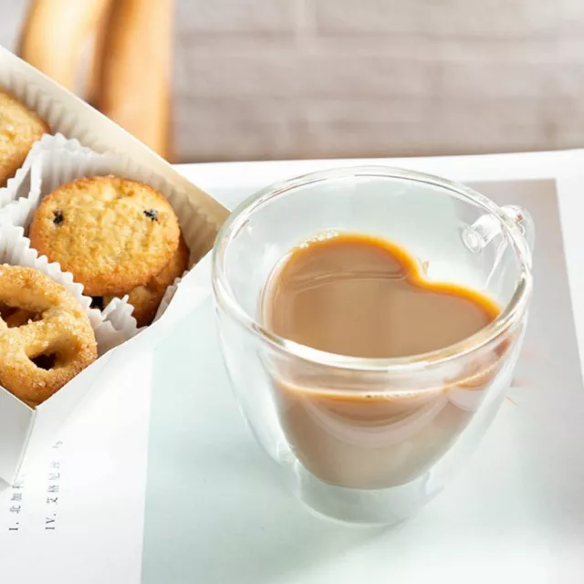 Tasse Double Paroi Good Morning - Design Élégant, Résistante à la Chaleur  - Idéale pour Café, Thé et Boissons Chaudes - Sumday