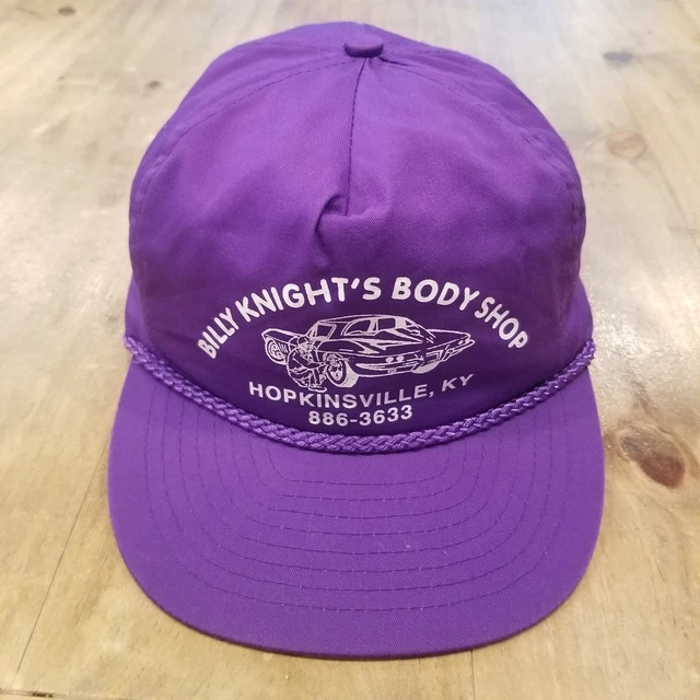 VINTAGE BILLY KNIGHT'S Body Shop Hopkinsville Ky Hat Trucker Snap Back