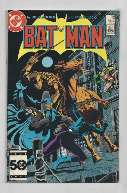 (VF 7.0) BATMAN # 394 HIGHER GRADE DC Doug Moench, Paul Gulacy