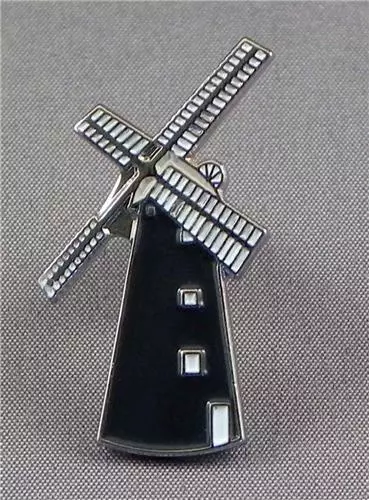 Windmill Enamel Pin Badge - New