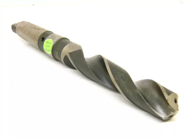 RESHARPENED MOHAWK USA TAPER SHANK COOLANT TWIST DRILL 30.00mm 1.181" #4MT