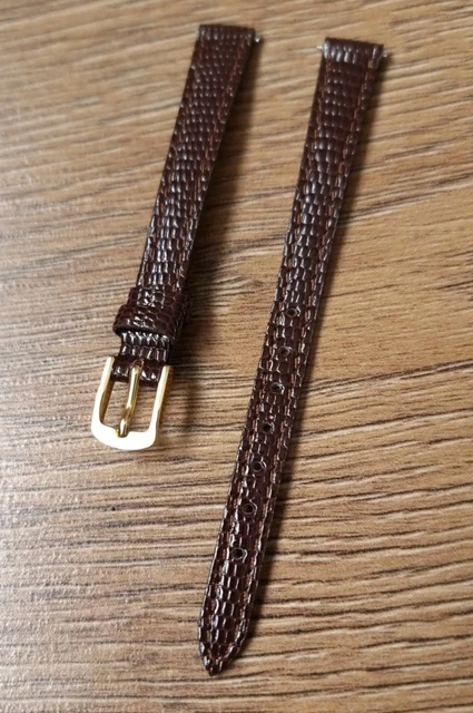 Bracelet Montre Girard Perregaux En Cuir Marron 16 Mm - Neuf Sans étiquette, Remplacement