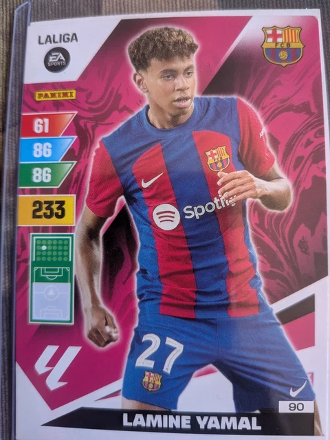 PSA 10 LAMINE Yamal / Rookie RC Card Panini La Liga Adrenalyn XL 