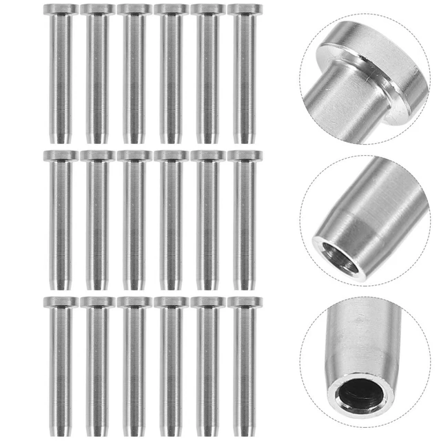 20 Pcs Stecker Aus Edelstahl Terminal Für Holztreppe Hölzerne Säule
