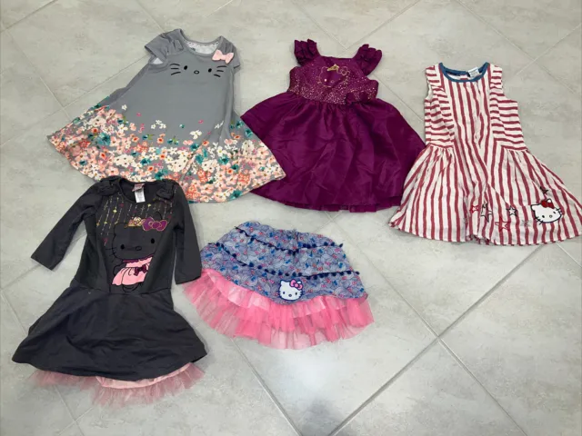 Hello Kitty Girls Clothing Lot Size 6/6X Excellent Condition
