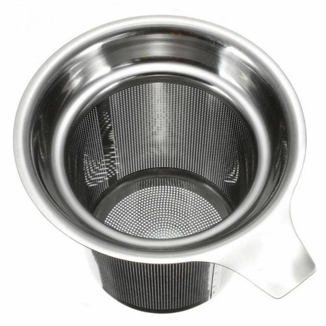 1pcs Stainless Mesh Tea Filter Infuser Loose Leaf Strainer Filter Diffuser