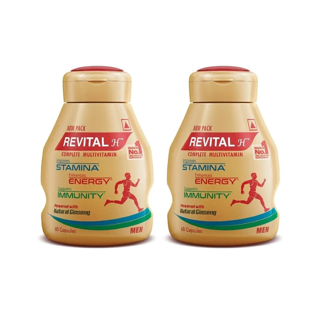 REVITAL H MULTIVITAMIN For Men, For Daily Energy, Stamina & Immunity