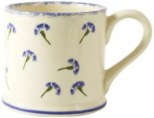 BRIXTON POTTERY NEW HANDMADE 250ml POTTERY MUG - Cornflower