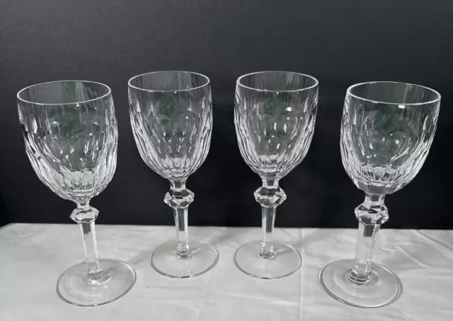 Waterford Crystal Curraghmore 7 1/8" Claret Wine Glasses Set of 4