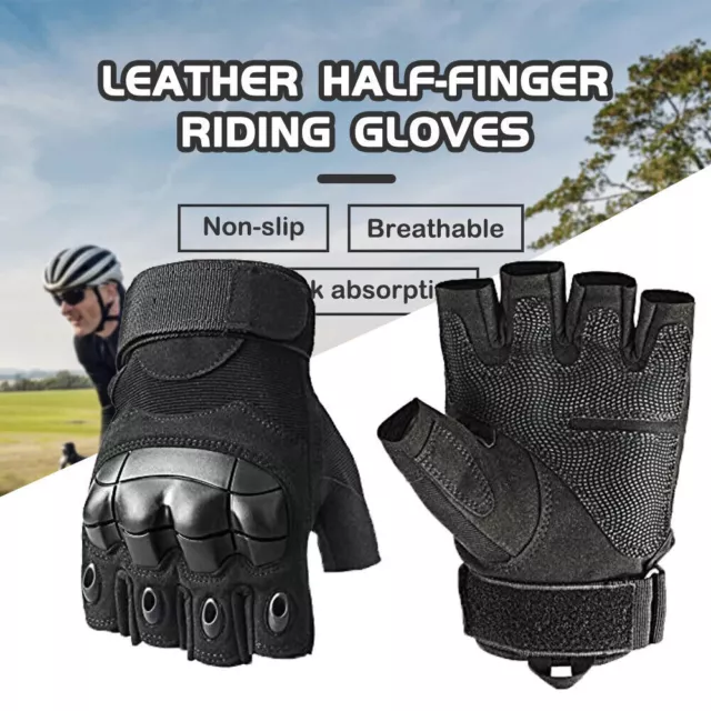 Taktische Halbfinger Handschuhe Fingerlos Handschuhe Militär Handschuhe Motorrad