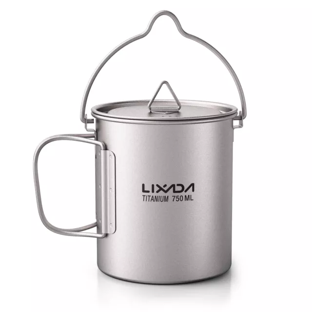 Ultralight 750ml  Pot Portable   Mug Cup with Lid