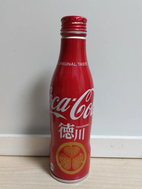 Coca Cola Aluminum Empty Bottle TOKUGAWA Regional products From Japan