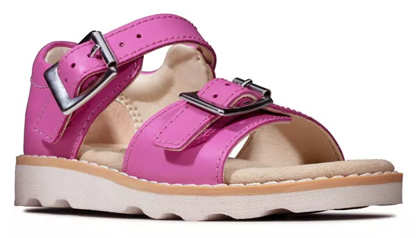 Clarks ladies pink sandals on sale