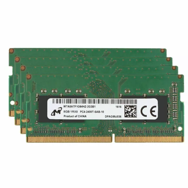 8GB DDR4 2400MHz PC4-2400 260Pin SODIMM Laptop Memory SDRAM Micron LOT